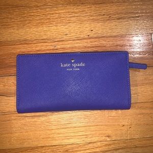 Purple kate spade wallet